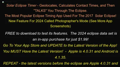 Screenshot preview of solareclipsetimer.com