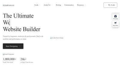 Screenshot of Avada.com