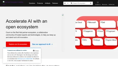Screenshot preview of catalog.redhat.com