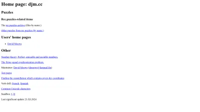Screenshot preview of djm.cc