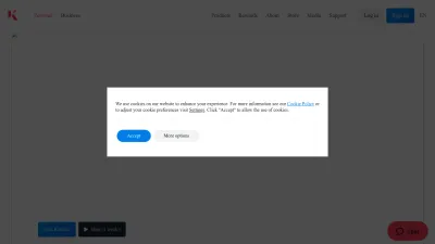 Screenshot preview of kinesis.money
