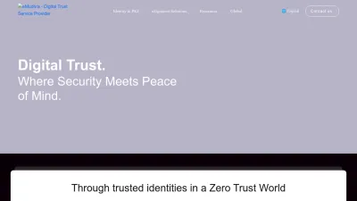 Screenshot preview of emudhra.com