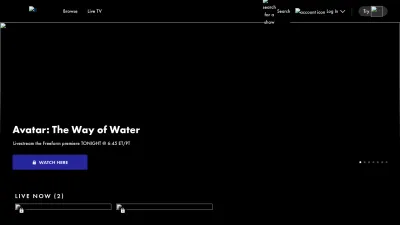 Screenshot preview of freeform.com