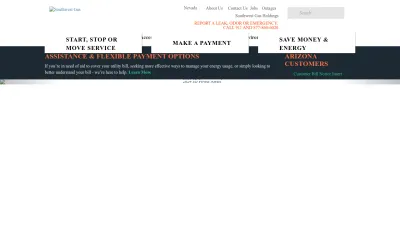 Screenshot preview of swgas.com