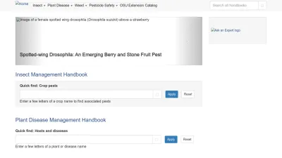 Screenshot preview of pnwhandbooks.org