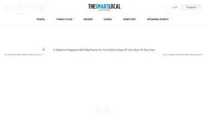 Screenshot preview of thesmartlocal.com