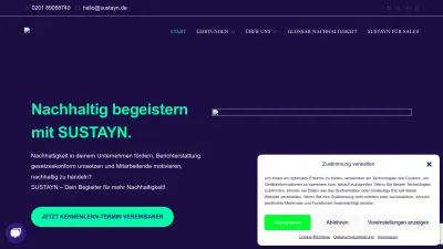 Screenshot preview of sustayn.de