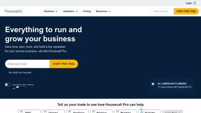 Screenshot preview of housecallpro.com