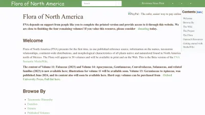 Screenshot preview of floranorthamerica.org