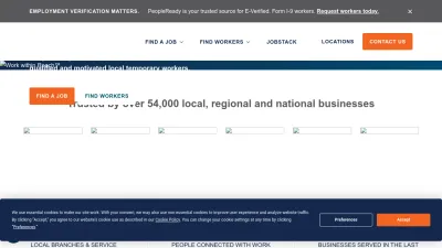 Screenshot preview of peopleready.com