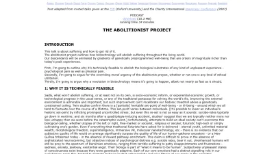 Screenshot preview of abolitionist.com