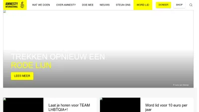 Screenshot preview of amnesty.nl