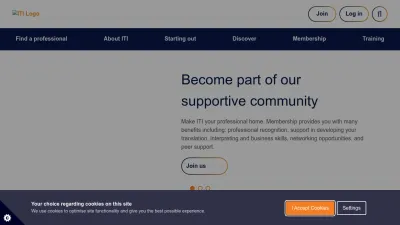 Screenshot preview of iti.org.uk