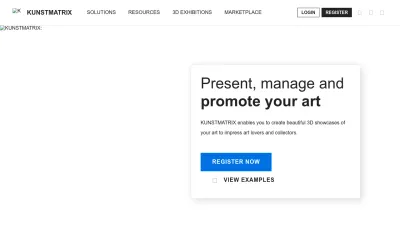 Screenshot preview of kunstmatrix.com