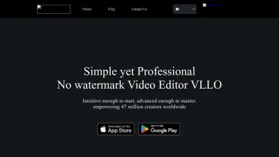 Screenshot preview of vllo.io