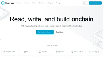 Screenshot preview of quicknode.com