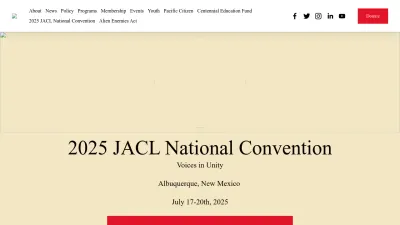 Screenshot preview of jacl.org