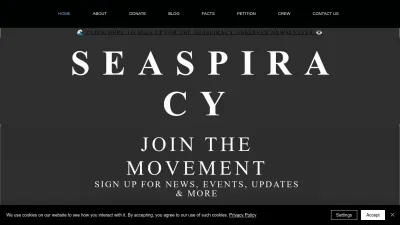 Screenshot preview of seaspiracy.org