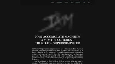 Screenshot preview of graypaper.com