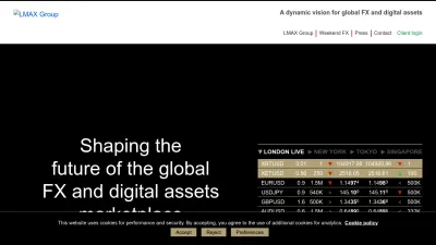 Screenshot preview of lmax.com