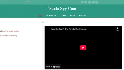 Screenshot preview of santaspycam.com