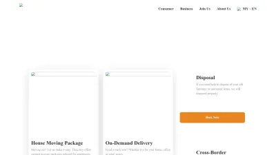 Screenshot preview of thelorry.com