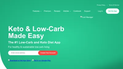 Screenshot preview of carbmanager.com