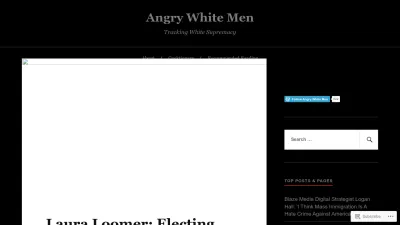 Screenshot preview of angrywhitemen.org