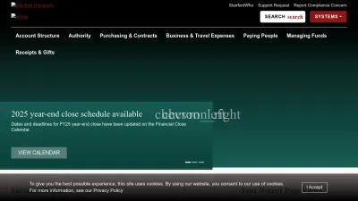 Screenshot preview of fingate.stanford.edu