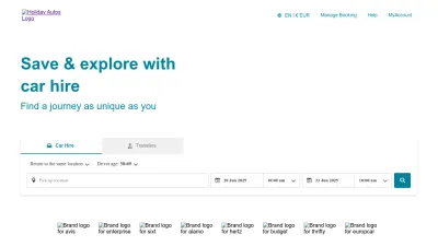 Screenshot preview of holidayautos.com