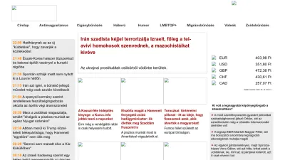 Screenshot preview of kuruc.info