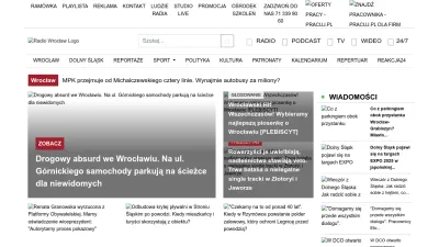 Screenshot preview of radiowroclaw.pl