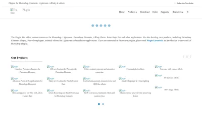 Screenshot preview of thepluginsite.com