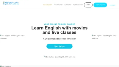 Screenshot preview of abaenglish.com