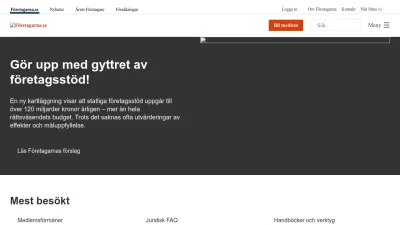 Screenshot preview of foretagarna.se