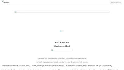Screenshot preview of wisemo.com