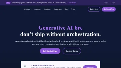Screenshot preview of astronomer.io