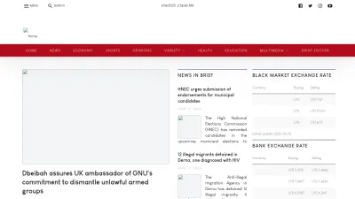 Screenshot preview of libyaobserver.ly