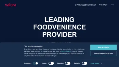 Screenshot preview of valora.com
