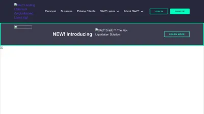 Screenshot preview of saltlending.com