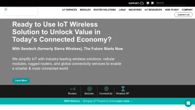 Screenshot preview of sierrawireless.com