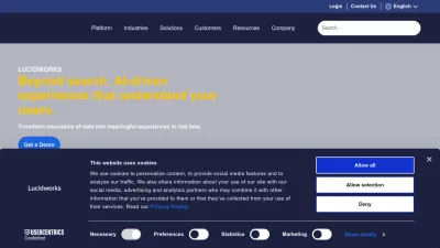 Screenshot preview of lucidworks.com