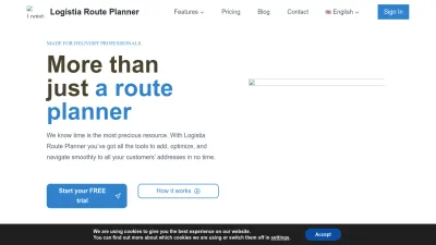 Screenshot preview of logistia.app