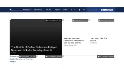 Screenshot preview of cartilagefreecaptain.sbnation.com