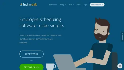 Screenshot preview of findmyshift.com