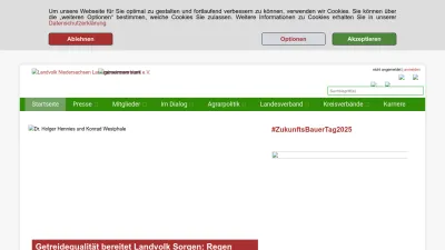 Screenshot preview of landvolk.net