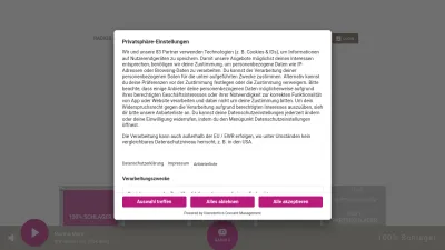 Screenshot preview of schlagerplanetradio.com