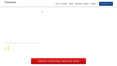 Screenshot preview of leaguelineup.com