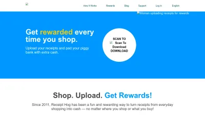 Screenshot preview of receipthog.com