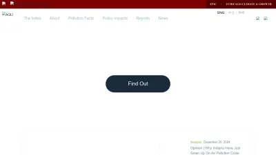 Screenshot preview of aqli.epic.uchicago.edu